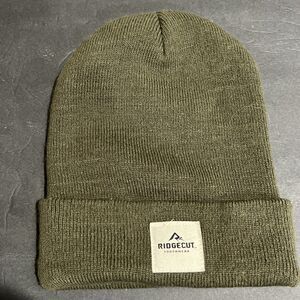 Ridgecut Toughwear Cuffed Knit Cap Hat Olive Green One Size